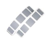 Pegatinas for rascar, 2 rollos, 1000 unidades/rollo, 12 mm, etiqueta adhesiva cuadrada for, gris, for cubierta de postal, papelería, mensajes, pegatinas juego for bricolaje