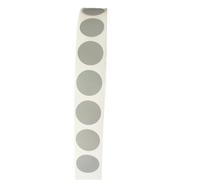 Pegatinas for rascar, 2 rollos, 1000 unidades/rollo de 0,5 pulgadas, 12,5 mm, pequeñas, redondas, doradas, plateadas o negras, pegatinas for rascar, favores de juegos for bricolaje(Silver)