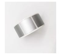 Pegatinas for rascar, 4 rollos de 25 mm, etiqueta adhesiva cuadrada for, color plateado y dorado, for cubierta postal, papelería, mensajes, pegatinas juego for bricolaje(25mm Square Silver)