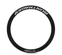 Pegatinas For Rueda De Bicicleta Bon-tra-Ger AEO-LUS Pro 51 TLR, Pegatina For Rueda, Bicicleta De Carretera, Cuchillo De Carbono, Pegatina De Anillo, Accesorios For Bicicleta (Color : Bright White)
