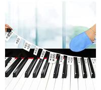 Pegatinas For Teclado Piano, 88-Key Full Size Silicone Piano Key Stickers Guide Removable Piano Stickers For Beginners (Color : Multi-colored_88keys)