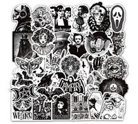 Pegatinas góticas 50 Uds., Pegatinas para ordenador portátil, paquete de calcomanías de vinilo de bomba para equipaje de coche, patineta para pegatinas para motocicleta para adolescentes y adultos