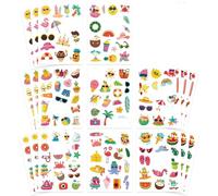 Pegatinas Hawaii 387 PCS Stickers Verano Pegatinas para Albumes de Fotos Pegatina Kawaii Playa Sticker Scrapbooking para DIY, Fiestas Regalo, Scrapbook Decoracion (A)
