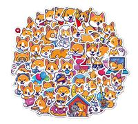 Pegatinas, HENGBIRD Pegatinas de xxx, 50 piezas de pegatinas decorativas de xxx de dibujos animados, calcomanías de vinilo impermeables para portátil, motocicleta, niños y adolescentes (E)