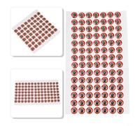 Pegatinas holográficas 3D de señuelo de pesca para atar moscas y manualidades de aparejos, goma suave moldeada con reflectante para atraer peces, 4 tamaños de 6 mm, 8 mm, 10 mm, 12 mm en oro, rojo y