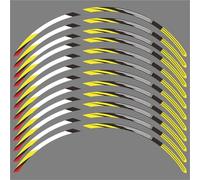 Pegatinas Impermeables Llantas Motocicleta, Accesorios Llantas para CBR1100XX Super Blackbird CBR 1100 XX 1100XX(17-17inch Yellow)