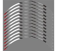 Pegatinas Impermeables Llantas Motocicleta, Accesorios Llantas para CBR1100XX Super Blackbird CBR 1100 XX 1100XX(17-17inch Grey)