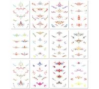 Pegatinas Impermeables Para La Frente Y Las Cejas De Los Niños, Adecuadas Tanto Para Niños Como Para Niñas, Para Eventos Y Actuaciones. 7.5 * 12cm