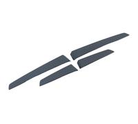 Pegatinas Interior Coche Moldura Panel Puerta Acero Negro Carbono Decoración Embellecedora Accesorios Interiores para Coche 4 Uds. para para A3 8Y 2020 2021 2022 2023 Cubierta Panelajuste