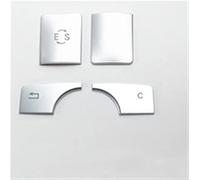 Pegatinas Interiores De Estilo De Coche para Mercedes W212 Clase E 2010-2015 Botones Multimedia Centrales Embellecedor De Decoración De Lentejuelas(4 Pieces)
