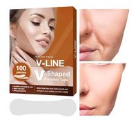 Pegatinas invisibles instantáneas para estiramiento facial, 100 unidades, ultrafinas, alta elasticidad, transpirables, accesorios de maquillaje secretos para V Facelift