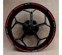 Pegatinas Kit Adhesivo Reflectante para Llantas De Motocicleta para Yamaha MT07 MT-07 MT 07, Cinta Adhesiva, Adhesivos para, para Bujes Calcomanías Reflectantes Llantas(Color 2)
