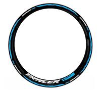 Pegatinas Kit Adhesivos para Llantas De Motocicleta para Yamaha TRACER700 Tracer 700 17 Pulgadas Juego Completo Reflectantes para Calcomanías Reflectantes Llantas(Color 12)