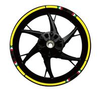 Pegatinas Kit Adhesivos Reflectantes para Llantas De Motocicleta para CFMOTO 150NK, 250SR, 300NK, 300SS/SR, 400NK, 400GT, 650NK, 650GT Y 650MT Calcomanías Reflectantes Llantas(Color 8)