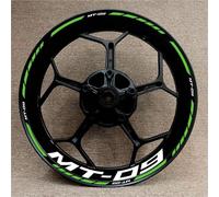 Pegatinas Kit Adhesivos Reflectantes para Llantas De Motocicleta para Yamaha MT09 MT-09 MT 09, Rayas para Buje Calcomanías Reflectantes Llantas(Color 26)