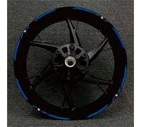 Pegatinas Kit Pegatinas Reflectantes para Ruedas De Motocicleta para Ducati Monster 1200 1098 821 Kit Calcomanías para Buje Llanta Impermeables Calcomanías Reflectantes Llantas(Color 14)
