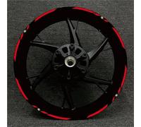 Pegatinas Kit Pegatinas Reflectantes para Ruedas De Motocicleta para Ducati Monster 1200 1098 821 Kit Calcomanías para Buje Llanta Impermeables Calcomanías Reflectantes Llantas(Color 4)