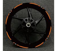 Pegatinas Kit Pegatinas Reflectantes para Ruedas De Motocicleta para Ducati Monster 1200 1098 821 Kit Calcomanías para Buje Llanta Impermeables Calcomanías Reflectantes Llantas(Color 10)