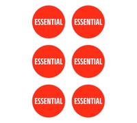 Pegatinas laminadas: 50 mm, 6 unidades, resistentes, esenciales, para bufete de abogados, tribunales, notarias, oficinas de abogados