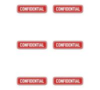 Pegatinas laminadas: 50 mm, 6 unidades, resistentes señales de confianza para abogados, bufetes, archivos