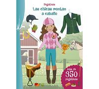 Pegatinas. Las Chicas montan a caballo (PICARONA)