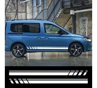 Pegatinas Laterales de 2Pcs para Las Puertas de Coche, para VW Caddy MK2 MK3 MK4 Calcomanías de Vinilo Estilo Racing Stripe Accesorios para Auto Tuning