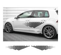 Pegatinas Laterales de la Puerta del Coche, para VW Golf 4 5 6 7 TSI TCR GTD GTI MK4 MK5 MK3 MK2 MK7 Polo Auto Accesorios Calcomanías de Vinilo