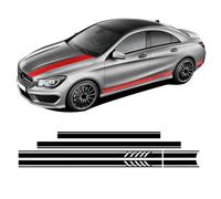 Pegatinas Laterales para faldón, capó, Techo y Maletero de Coche, edición AMG, para Benz Clase CLA W117 C117 X117 C118 X118 CLA45 35