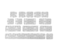 Pegatinas laterales universales para teclado Mosue, antideslizantes para teclados mecánicos, cinta de agarre para ratón, pegatinas laterales de absorción de sudor, agarre para ratón para juegos