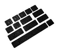 Pegatinas laterales universales para teclado Mosue, antideslizantes para teclados mecánicos, cinta de agarre para ratón, pegatinas laterales de absorción de sudor, agarre para ratón para juegos