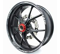 pegatinas llanta moto coche personalizadas tuning rim tape set felgi coche pegatinas borde jp gp blanco blanco alemania gasolina estilo tuning edge motos 46 49 Accesorios tuning