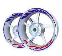 Pegatinas Llantas Moto Adhesivo Reflectante para Llantas Motocicleta para Suzuki GSX-R750 GSX-R 750 GSXR750 GSXR Adhesivos Impermeables para Buje Rueda Ruedas Calcomanías Kit