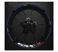 Pegatinas Llantas Moto Adhesivos para Llantas De Motocicleta para Suzuki GSX-S 750 (GSX-S750). Cinta Adhesiva Decorativa para Llantas. Juego Completo. Adhesivos Llantas(Color 8)