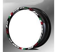 Pegatinas Llantas Moto Adhesivos Reflectantes para Llantas Motocicleta para Aprilia SRGT125 SRGT SR GT 125 14 Pulgadas. Incluye Cinta Adhesiva Decorativa Ruedas Calcomanías Kit