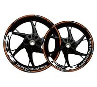 Pegatinas Llantas Moto Adhesivos Reflectantes para Ruedas De Motocicleta para Suzuki GSR400 GSR600 GSR750 GSR 400 600 750. Incluye Kit Ruedas Calcomanías Kit