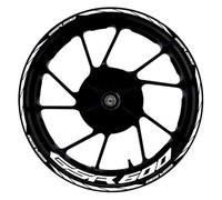 Pegatinas Llantas Moto Calcomanía Reflectante para Llanta De Motocicleta para Suzuki GSR600 GSR 600 17 Pulgadas, Pegatinas Impermeables para Llantas Ruedas Calcomanías Kit