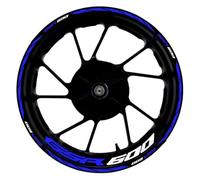 Pegatinas Llantas Moto Calcomanía Reflectante para Llanta De Motocicleta para Suzuki GSR600 GSR 600 17 Pulgadas, Pegatinas Impermeables para Llantas Ruedas Calcomanías Kit