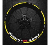 Pegatinas Llantas Moto Calcomanía Reflectante para Rueda De Motocicleta para Suzuki GSXR1000 GSX-R1000 GSXR 1000, Pegatinas para Llantas Y Bujes Ruedas Calcomanías Kit