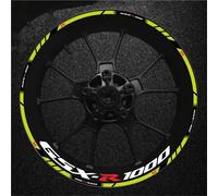 Pegatinas Llantas Moto Calcomanía Reflectante para Rueda De Motocicleta para Suzuki GSXR1000 GSX-R1000 GSXR 1000, Pegatinas para Llantas Y Bujes Ruedas Calcomanías Kit