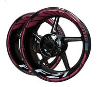 Pegatinas Llantas Moto Calcomanía Reflectante para Rueda De Motocicleta para Yamaha FZ-1 FZ 1 FZ1, Kit Protectores Llanta Ruedas Calcomanías Kit