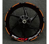 Pegatinas Llantas Moto Calcomanía Reflectante para Rueda De Motocicleta para Yamaha YZFR1 YZF-R1 YZF R1 Kit Pegatinas para Buje Y Protector Llanta Ruedas Calcomanías Kit
