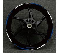 Pegatinas Llantas Moto Calcomanía Reflectante para Rueda De Motocicleta para Yamaha YZFR1 YZF-R1 YZF R1 Kit Pegatinas para Buje Y Protector Llanta Ruedas Calcomanías Kit