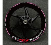 Pegatinas Llantas Moto Calcomanía Reflectante para Rueda De Motocicleta para Yamaha YZFR1 YZF-R1 YZF R1 Kit Pegatinas para Buje Y Protector Llanta Ruedas Calcomanías Kit