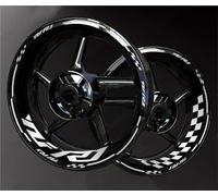 Pegatinas Llantas Moto Calcomanía Reflectante para Rueda De Motocicleta para Yamaha YZFR1 YZF-R1 YZF R1, Pegatinas para Llanta, Calcomanías para Buje Ruedas Calcomanías Kit