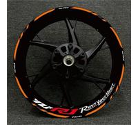 Pegatinas Llantas Moto Calcomanía Reflectante para Rueda De Motocicleta para Yamaha YZFR1 YZF-R1 YZF R1 Cinta Adhesiva Rayas Pegatinas para Llantas Bujes Ruedas Calcomanías Kit