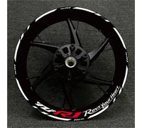 Pegatinas Llantas Moto Calcomanía Reflectante para Rueda De Motocicleta para Yamaha YZFR1 YZF-R1 YZF R1 Kit Pegatinas para Buje Y Protector Llanta Ruedas Calcomanías Kit