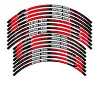 Pegatinas Llantas Moto para CRF 450 Crf 250 L 300L 450x 450r 250r 250f 150l 230 Pegatina para Rueda De Motocicleta Llanta Cinta Reflectante A Rayas(21inche and 19inche1)