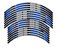 Pegatinas Llantas Moto para CRF 450 Crf 250 L 300L 450x 450r 250r 250f 150l 230 Pegatina para Rueda De Motocicleta Llanta Cinta Reflectante A Rayas(21inche and 19inche4)