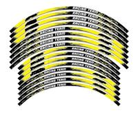 Pegatinas Llantas Moto para CRF 450 Crf 250 L 300L 450x 450r 250r 250f 150l 230 Pegatina para Rueda De Motocicleta Llanta Cinta Reflectante A Rayas(21inche and 19inche3)