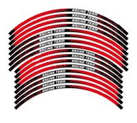 Pegatinas Llantas Moto para KX 250 450 500 125 250X 450X KX250F KX450F Pegatina Reflectante para Rueda De Motocicleta Llanta Cinta Rayas Cubo(21inche and 19incheC)